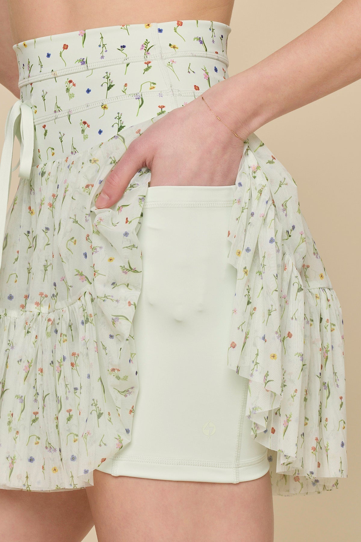 Pirouette Skort (Longer) - Meadow