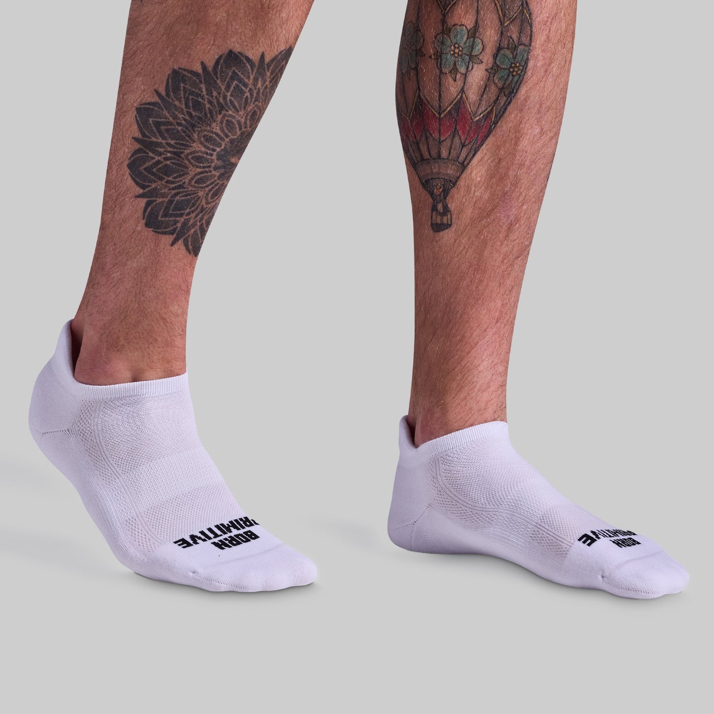 Performance Ankle Sock 2-Pack (Black/White)