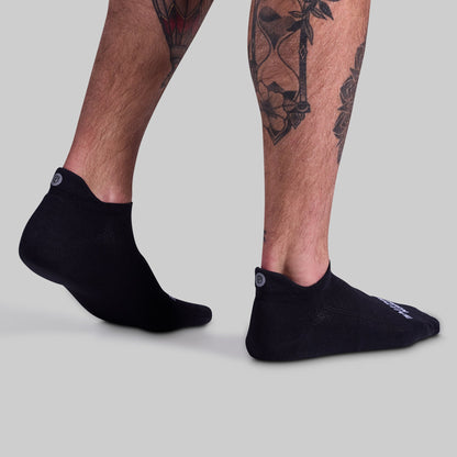 Performance Ankle Sock 2-Pack (Black/White)
