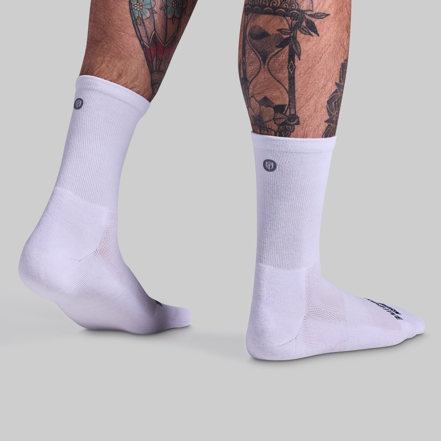 Performance Crew Sock 2-Pack (Black/White)