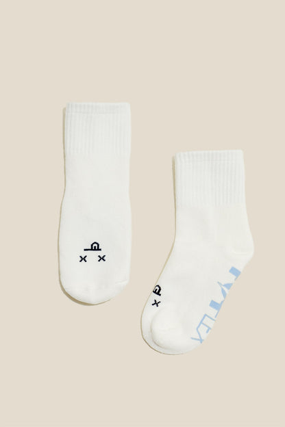 Mixed Emotions Crew Socks - Dead Face