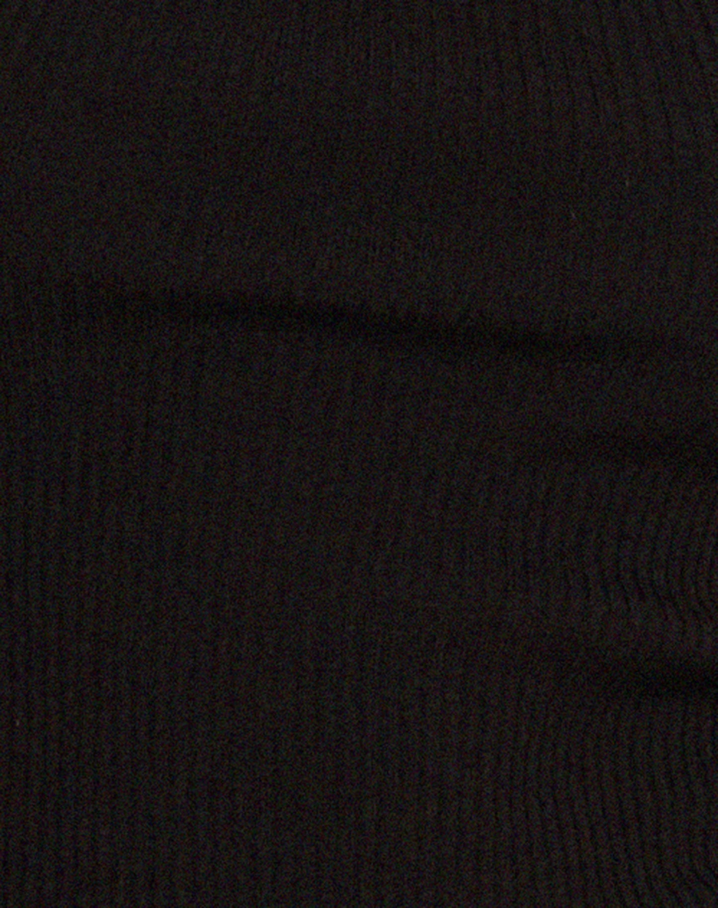 Caena Top in Black Rib Knit