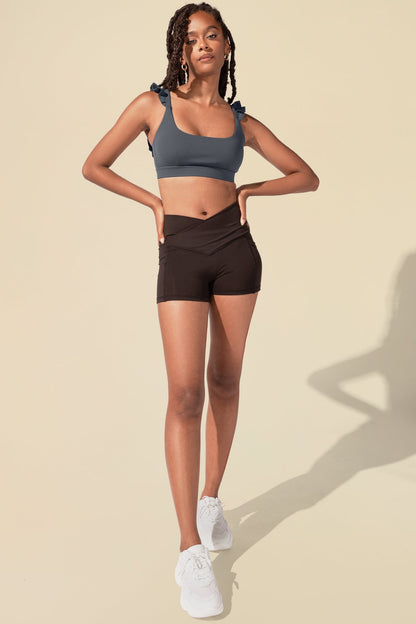 Crisscross Hourglass® Booty Short - Black
