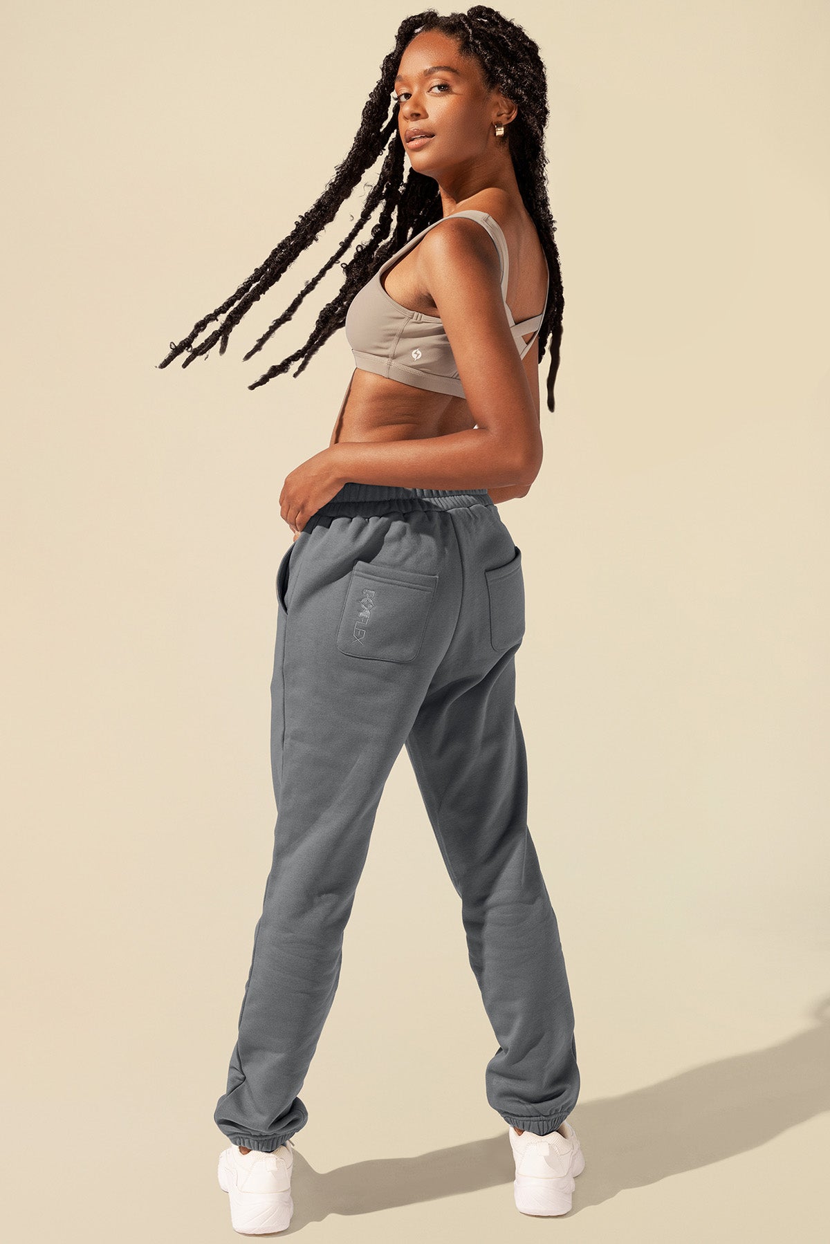 Cloud Rollover Sweatpant - Smoke