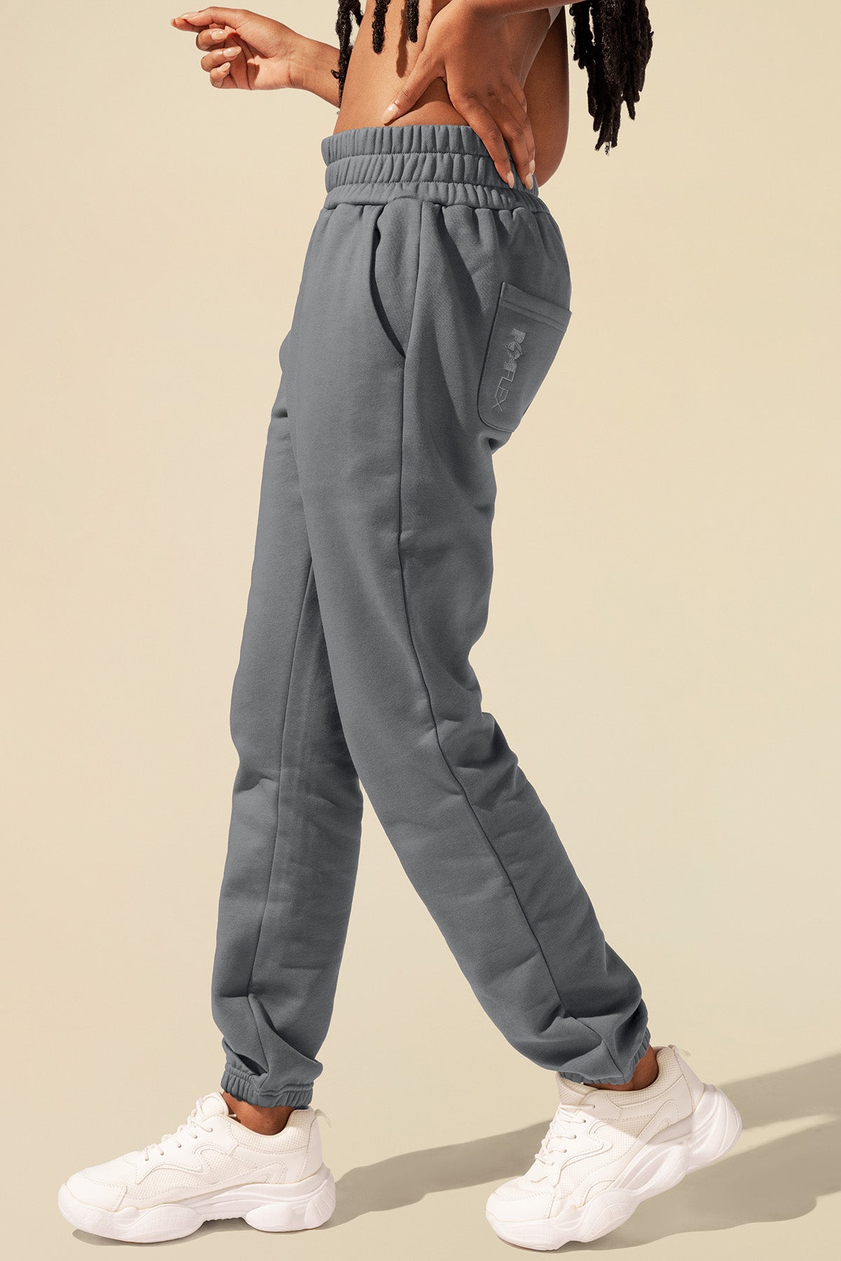 Cloud Rollover Sweatpant - Smoke