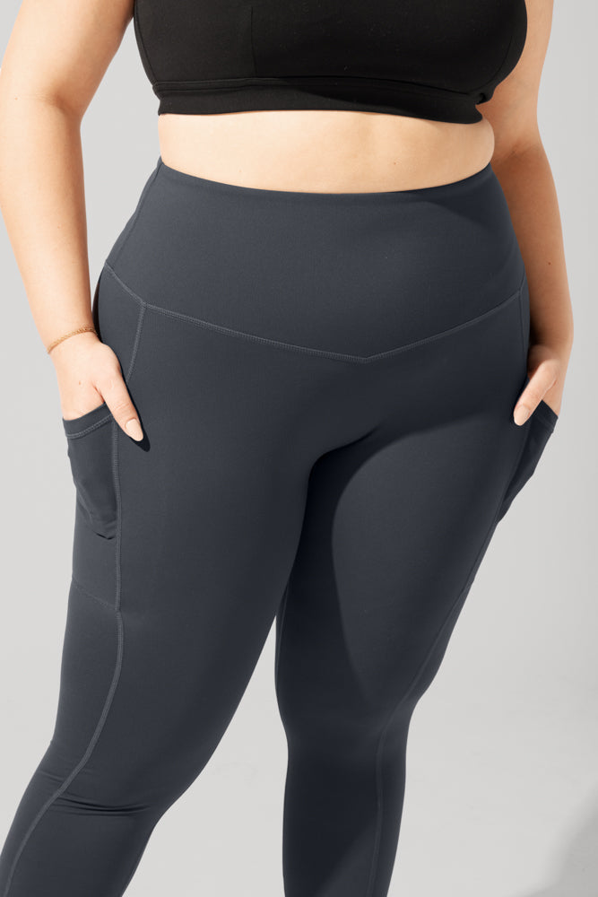 Supersculpt™ Legging with Pockets - Smoky Grey