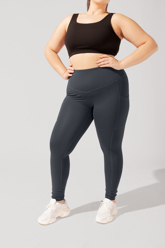 Supersculpt™ Legging with Pockets - Smoky Grey