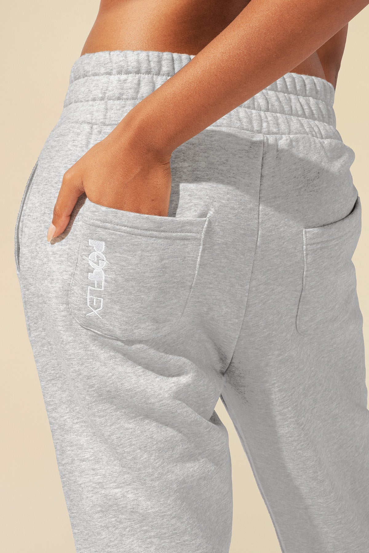 Cloud Rollover Sweatpant - Heather Grey