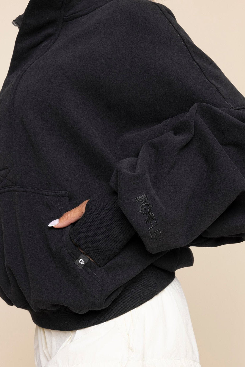 Ooey Gooey Half Zip Sweater - Black