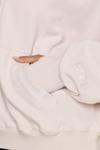 Ooey Gooey Half Zip Sweater - Pink Ice