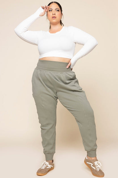 Ooey Gooey Jogger - Light Sage