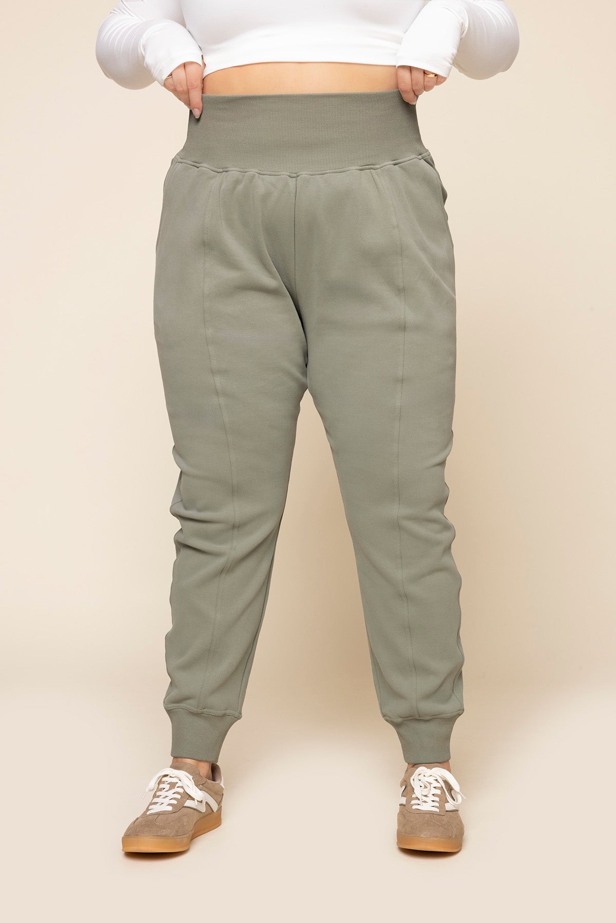 Ooey Gooey Jogger - Light Sage