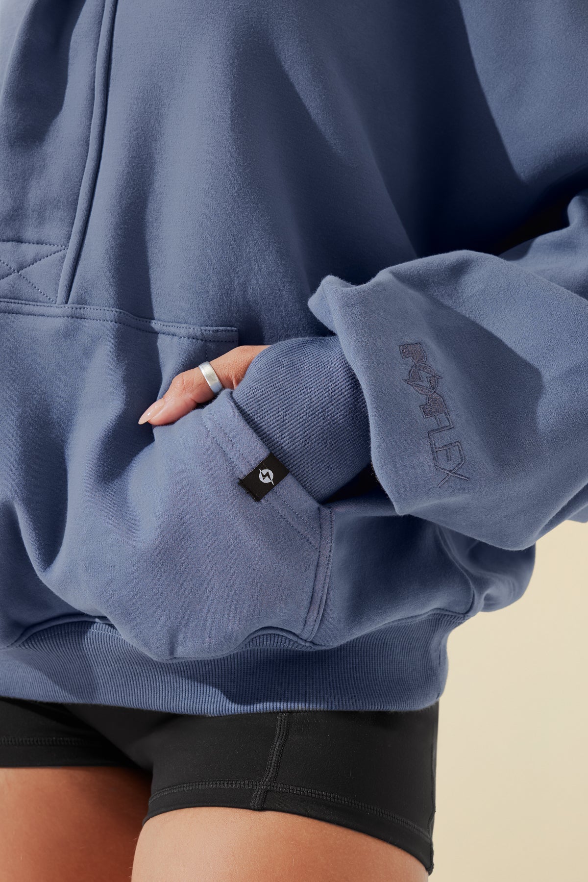 Ooey Gooey Half Zip Sweater - Blue Dusk