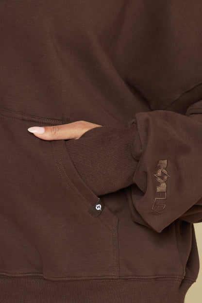 Ooey Gooey Half Zip Sweater - Ganache