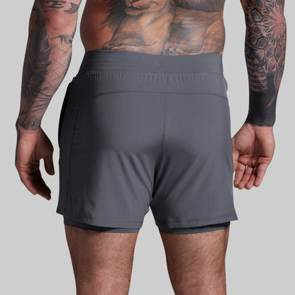 Versatile Short w/ Compression 5" (Basalt)