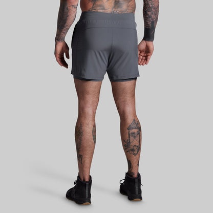 Versatile Short w/ Compression 5" (Basalt)