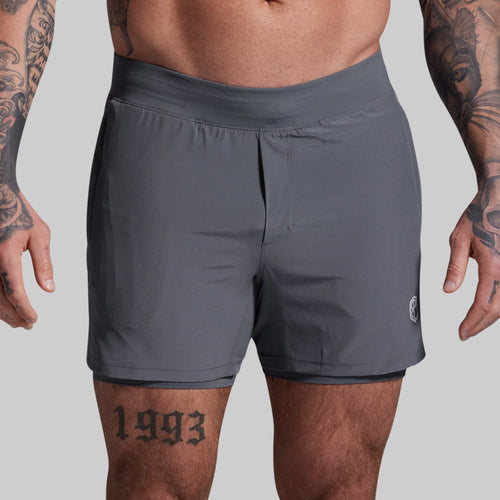 Versatile Short w/ Compression 5" (Basalt)