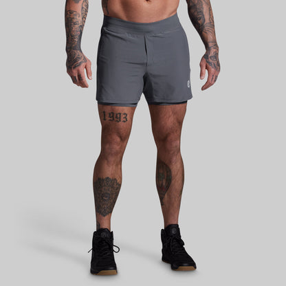 Versatile Short w/ Compression 5" (Basalt)