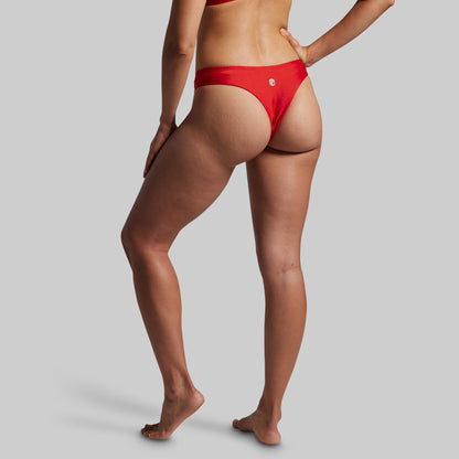 Sun Seeker Cheeky Thong (Bright Red)