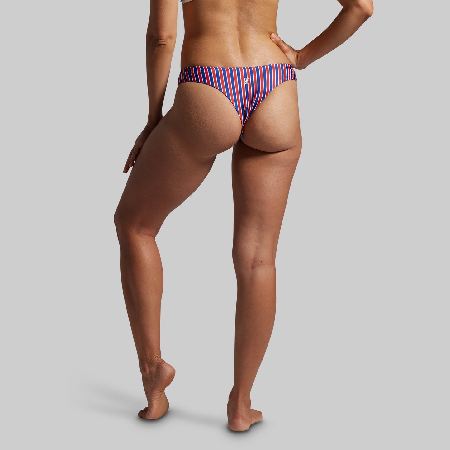 Sun Seeker Cheeky Thong (Stripes)
