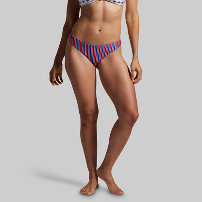 Sun Seeker Cheeky Thong (Stripes)