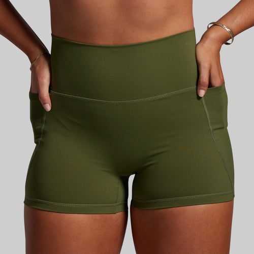Synergy Short w/ Pockets 2.0 (Olive)