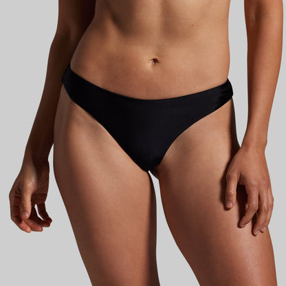 Sun Seeker Cheeky Thong (Black)
