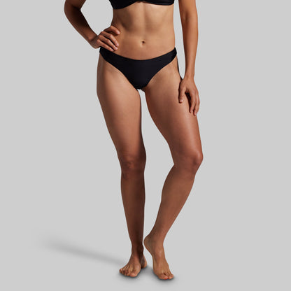 Sun Seeker Cheeky Thong (Black)