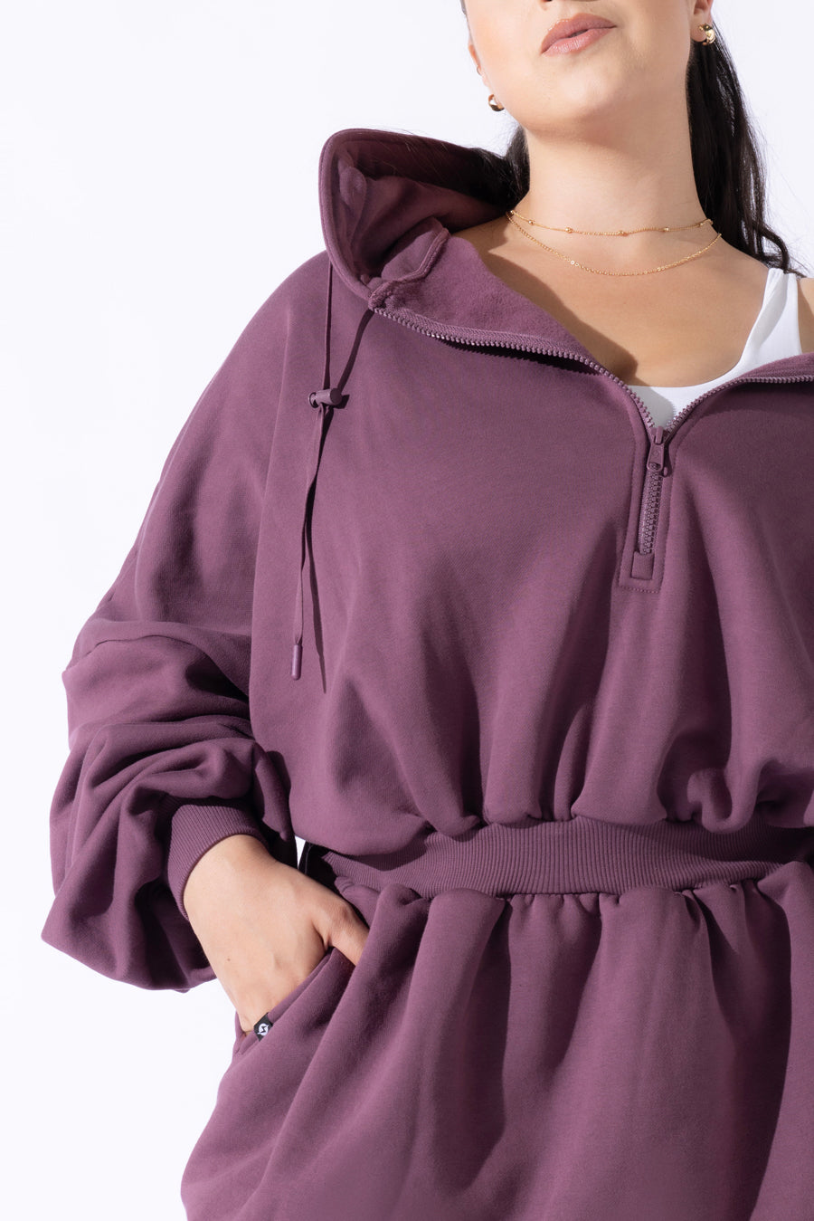 Game Day Dress - Deep Plum