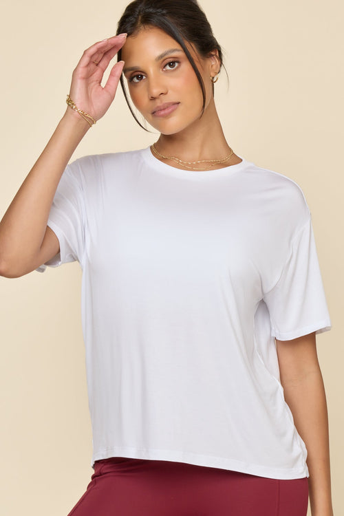 Perfect Boyfriend Tee - White