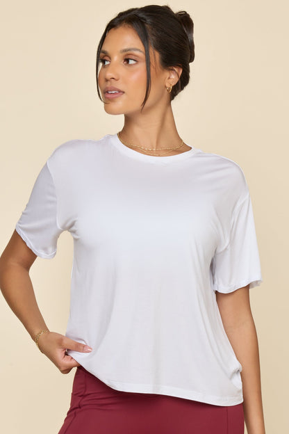 Perfect Boyfriend Tee - White