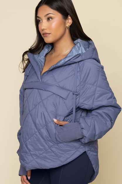 Pillow Packable Puffer Jacket - Blue Haze