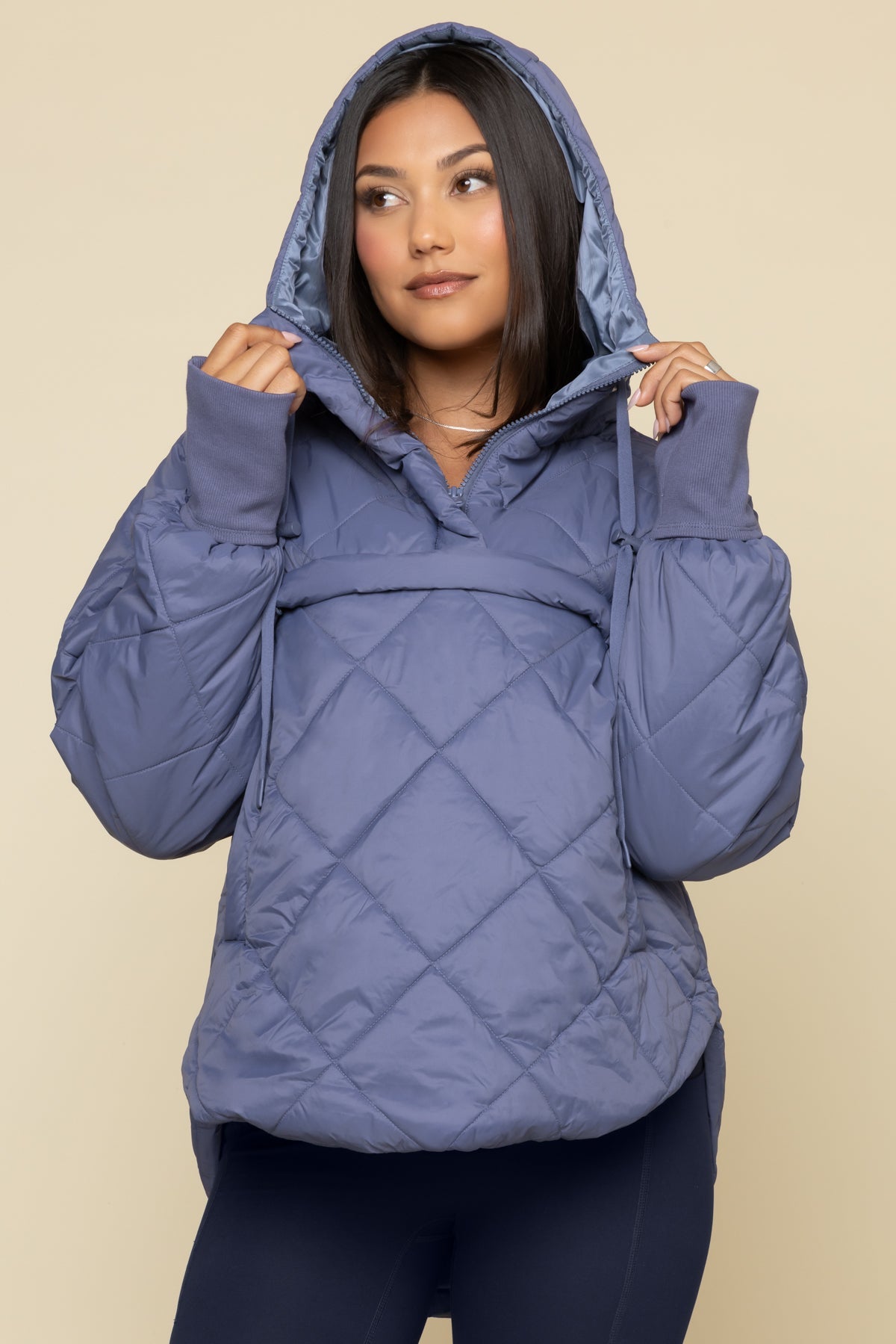 Pillow Packable Puffer Jacket - Blue Haze