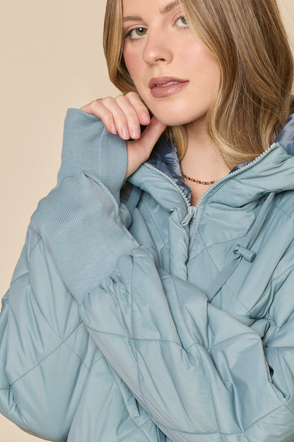 Pillow Packable Puffer Jacket - Cloudy Blue