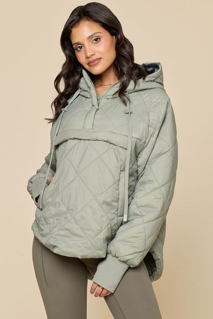 Pillow Packable Puffer Jacket - Light Sage
