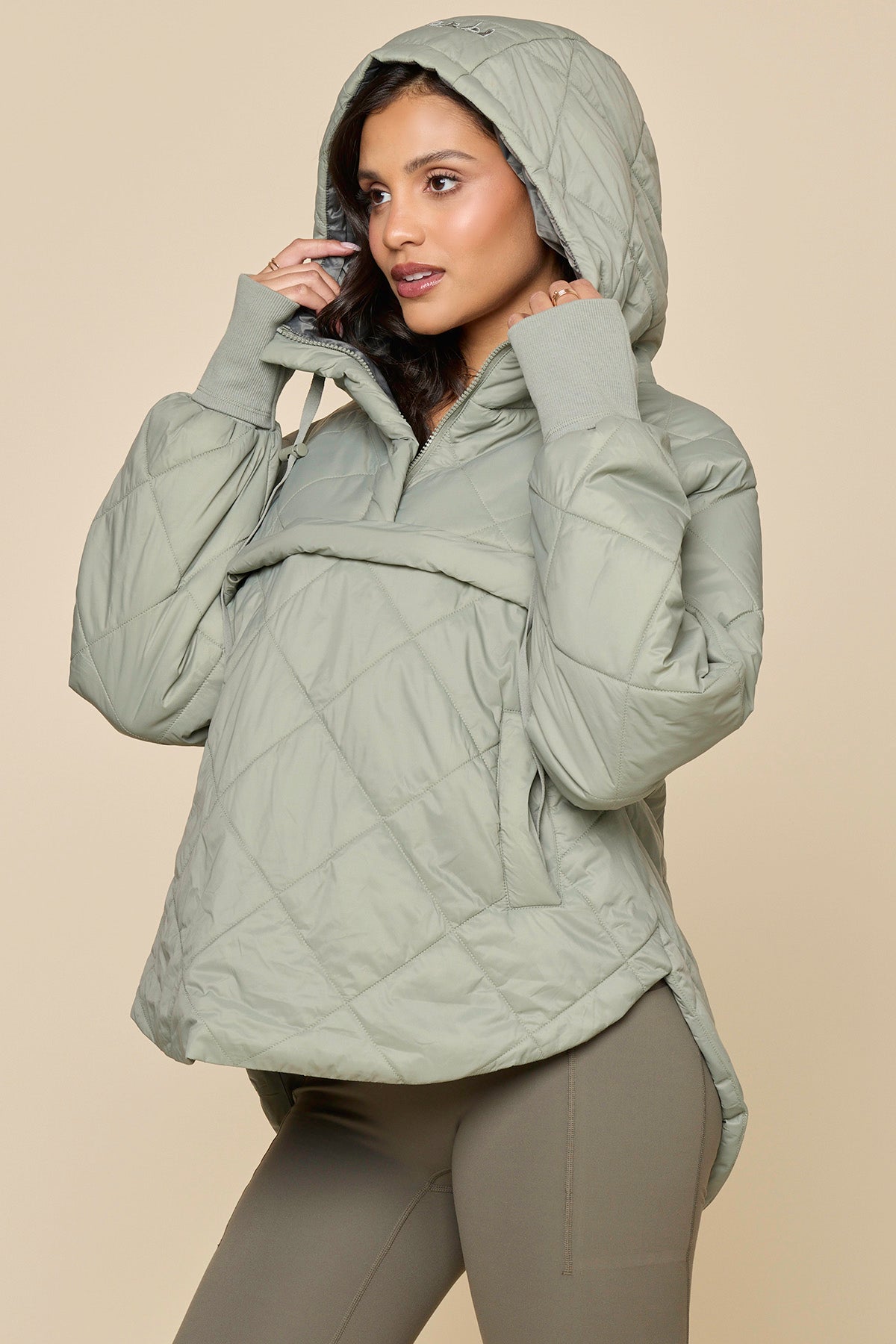 Pillow Packable Puffer Jacket - Light Sage