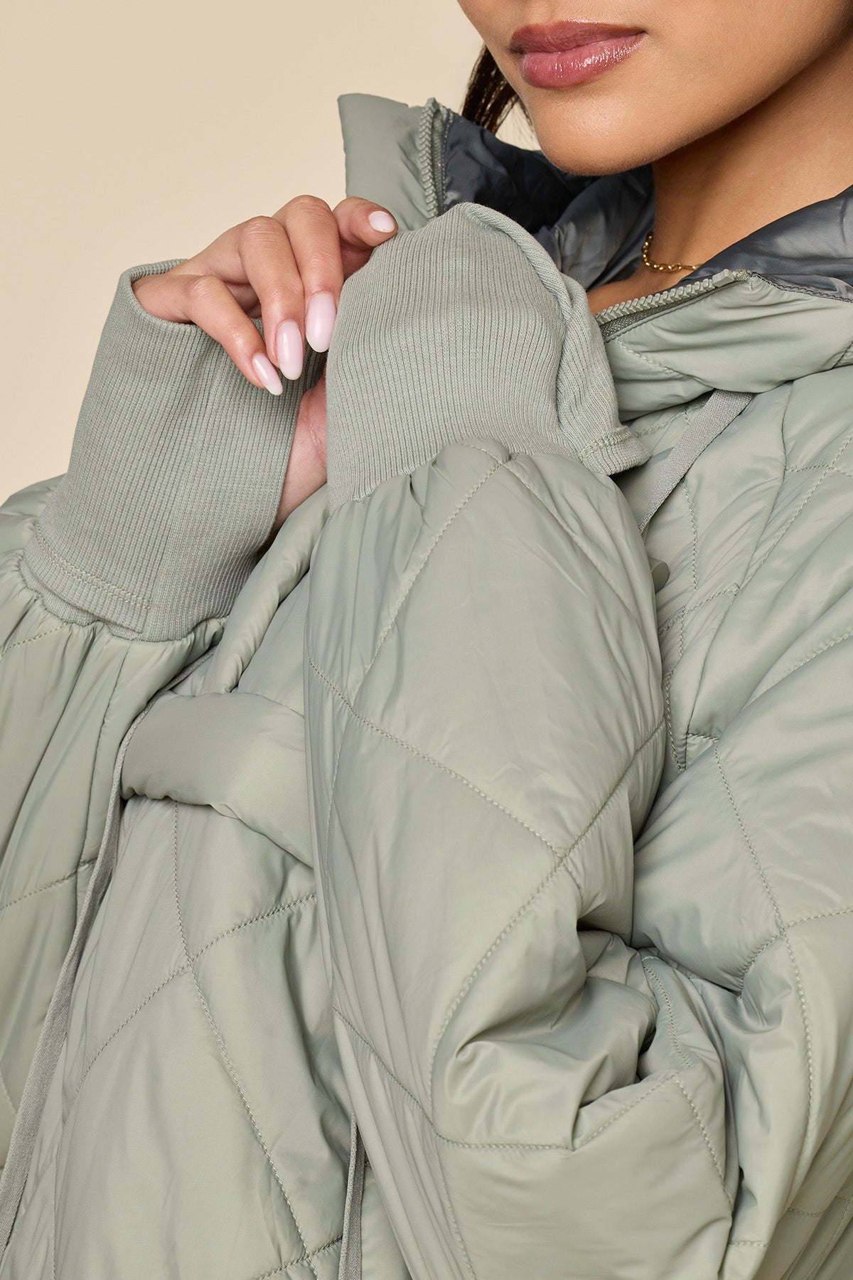 Pillow Packable Puffer Jacket - Light Sage