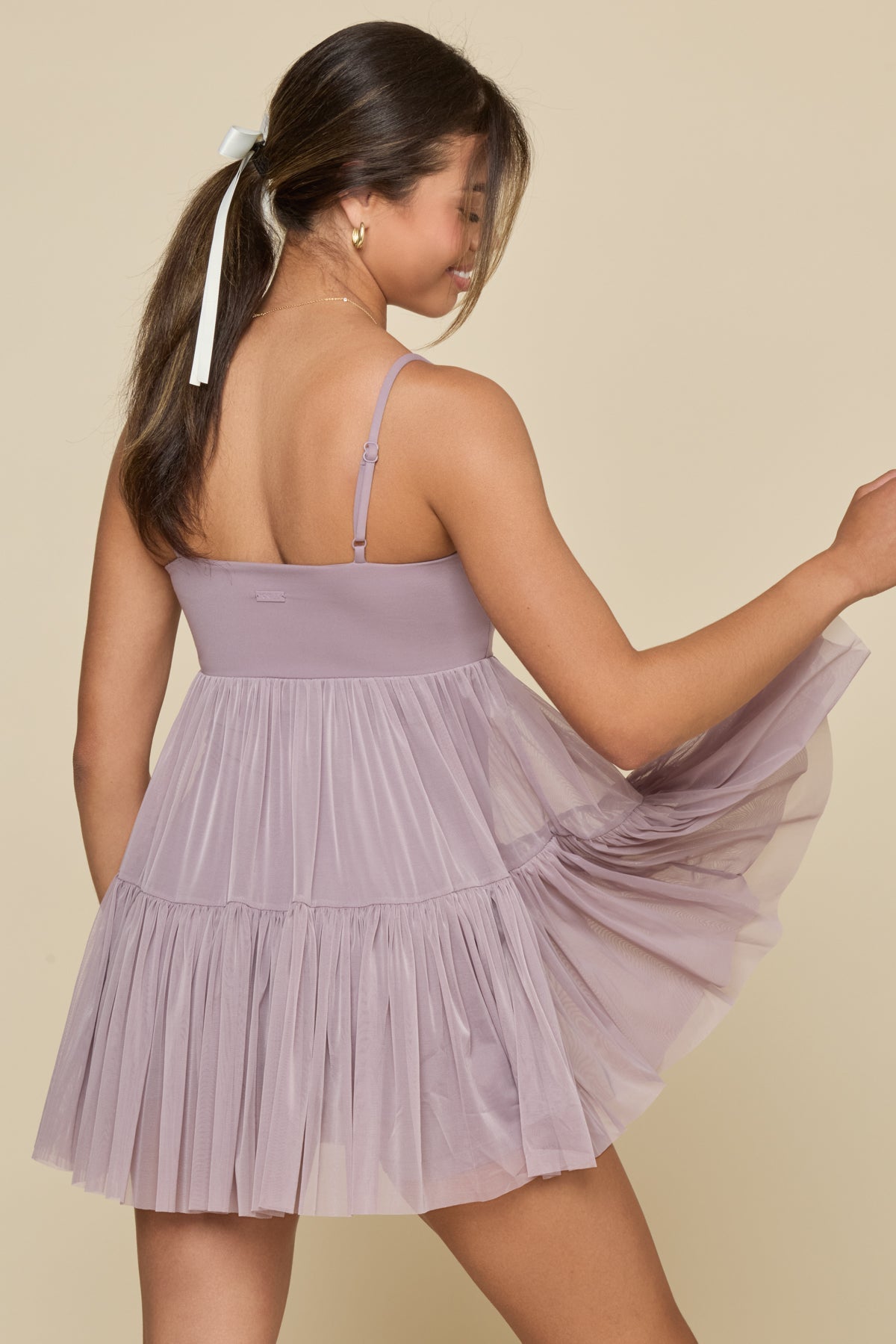 Pirouette Babydoll Dress - Dusty Mauve