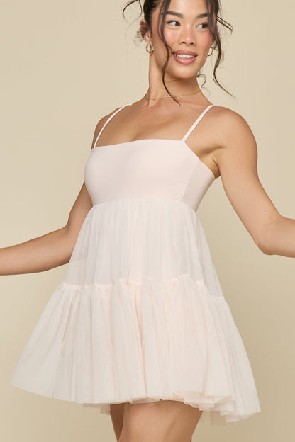 Pirouette Babydoll Dress - Tutu Pink