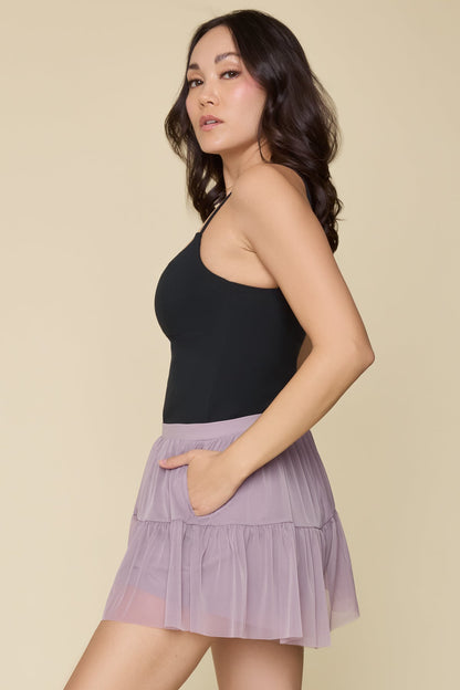 Pirouette Shorts - Dusty Mauve