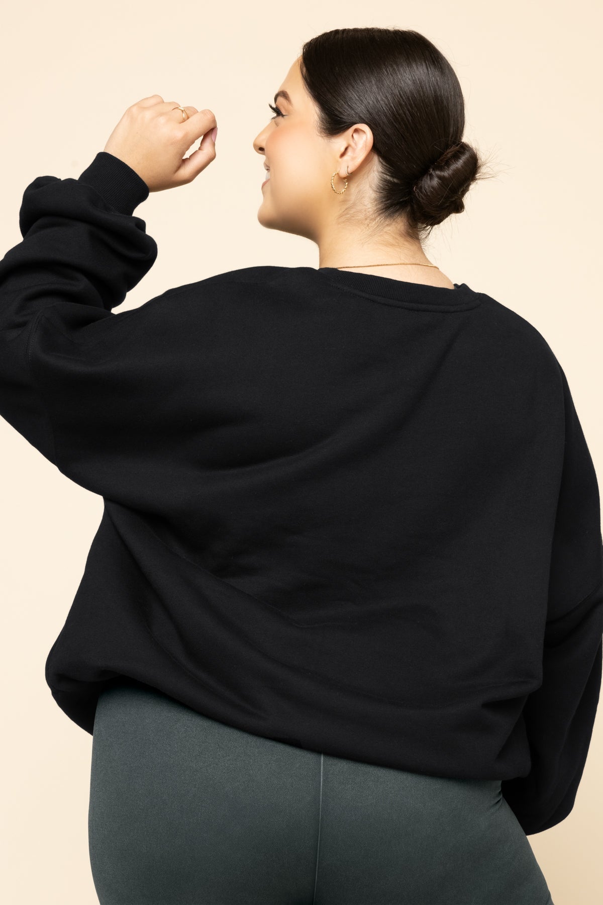 POPFLEX® Cloud Crewneck Sweater - Black