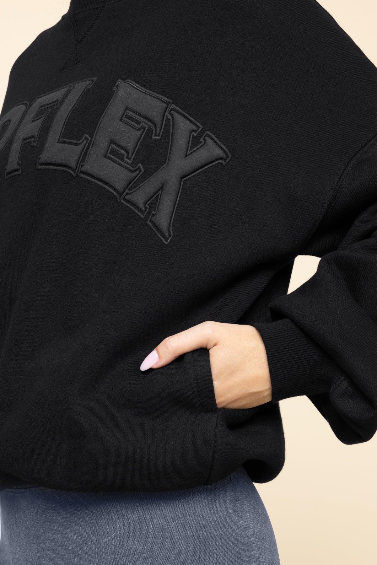 POPFLEX® Cloud Crewneck Sweater - Black