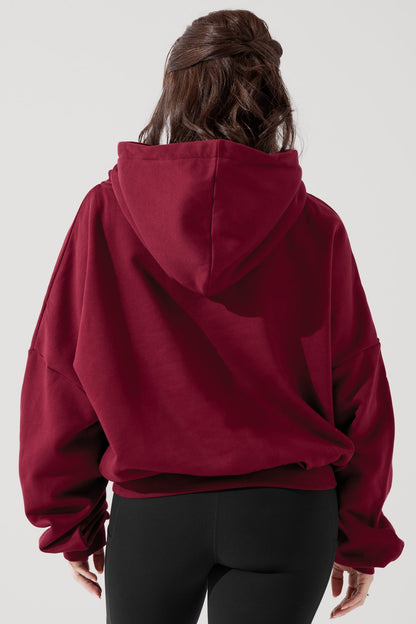 Pullover Cloud Hoodie - Crimson