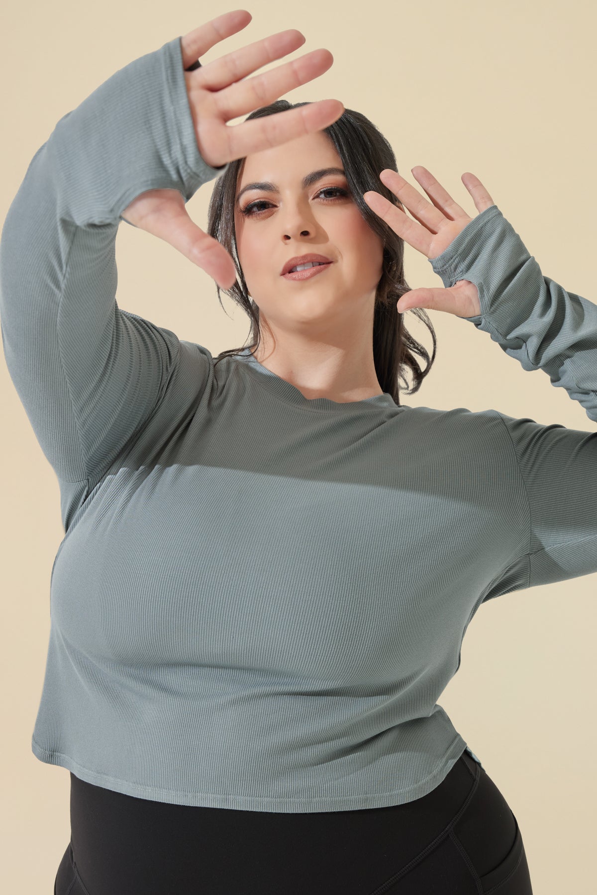 Refine Long Sleeve Top - Stormy Blue
