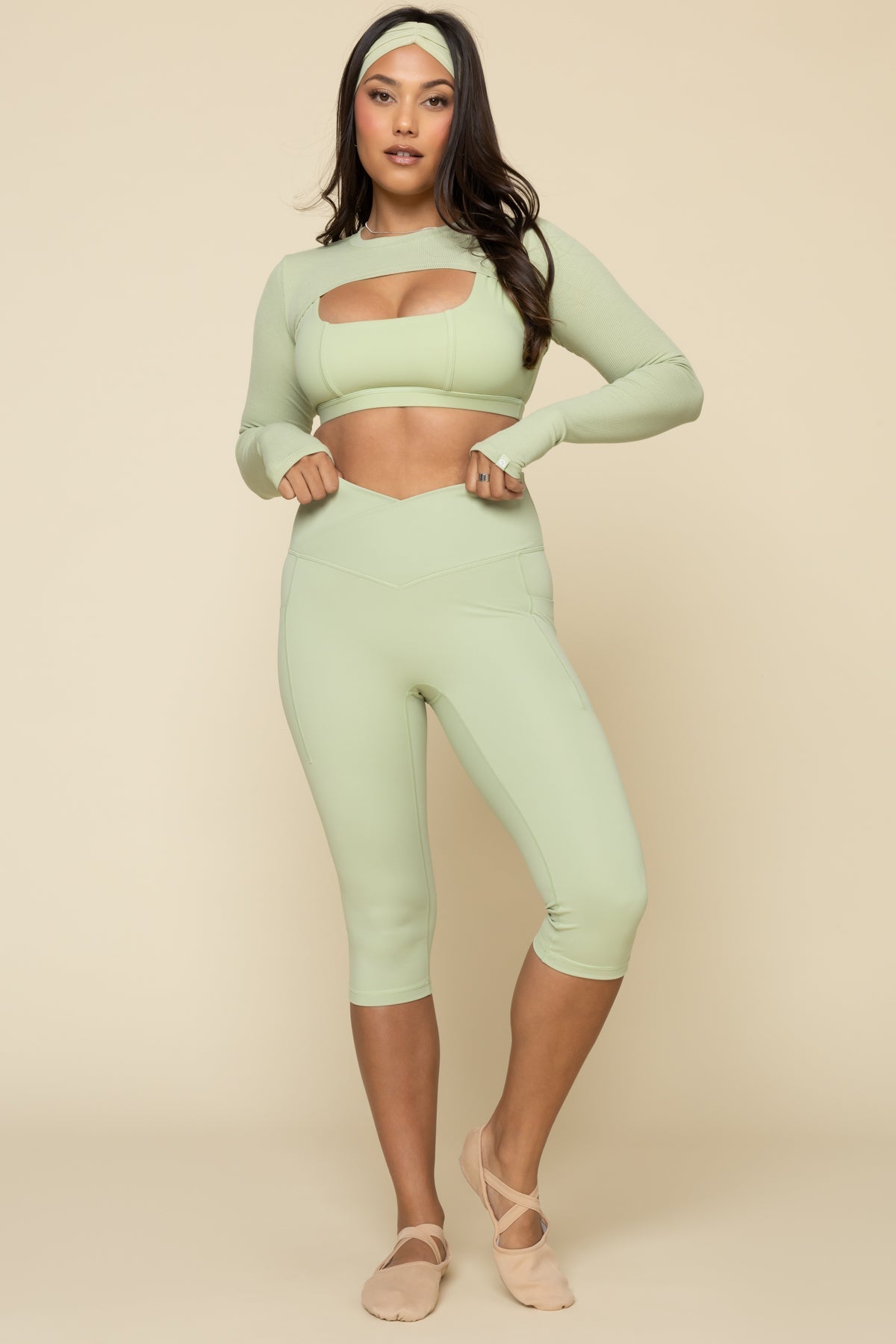 Crisscross Hourglass® Capri - Pistachio
