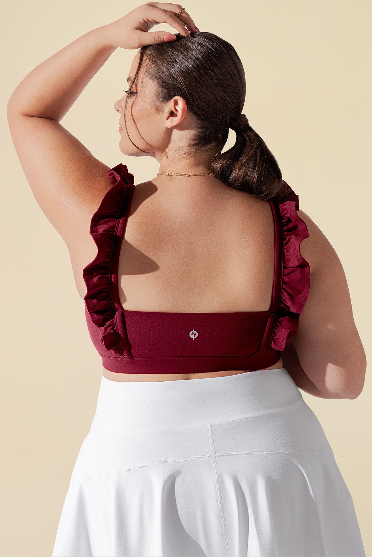 Romance Ruffle Bra - Crimson