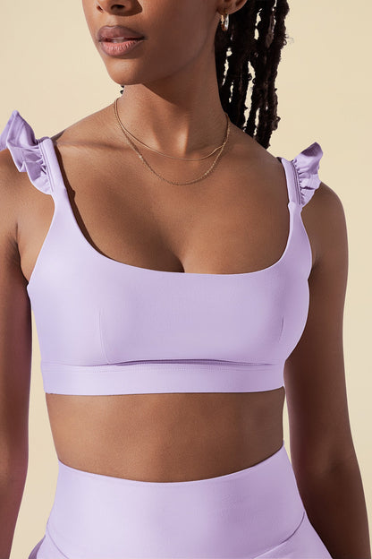 Romance Ruffle Bra - Digital Lavender