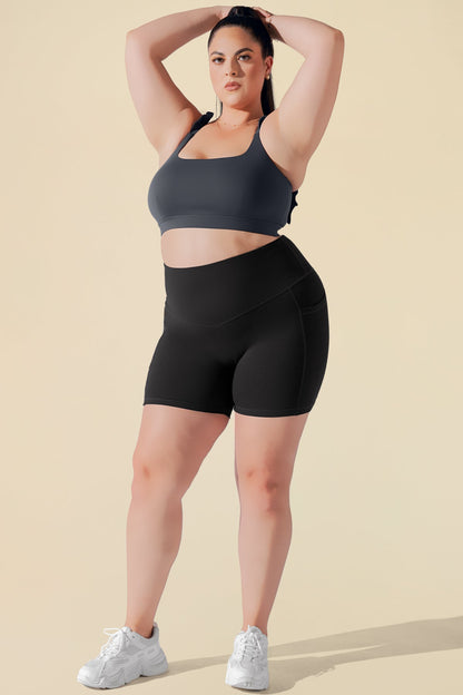 Supersculpt™ Midi Short with Pockets - Black