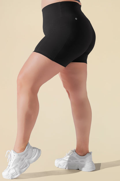Supersculpt™ Midi Short with Pockets - Black
