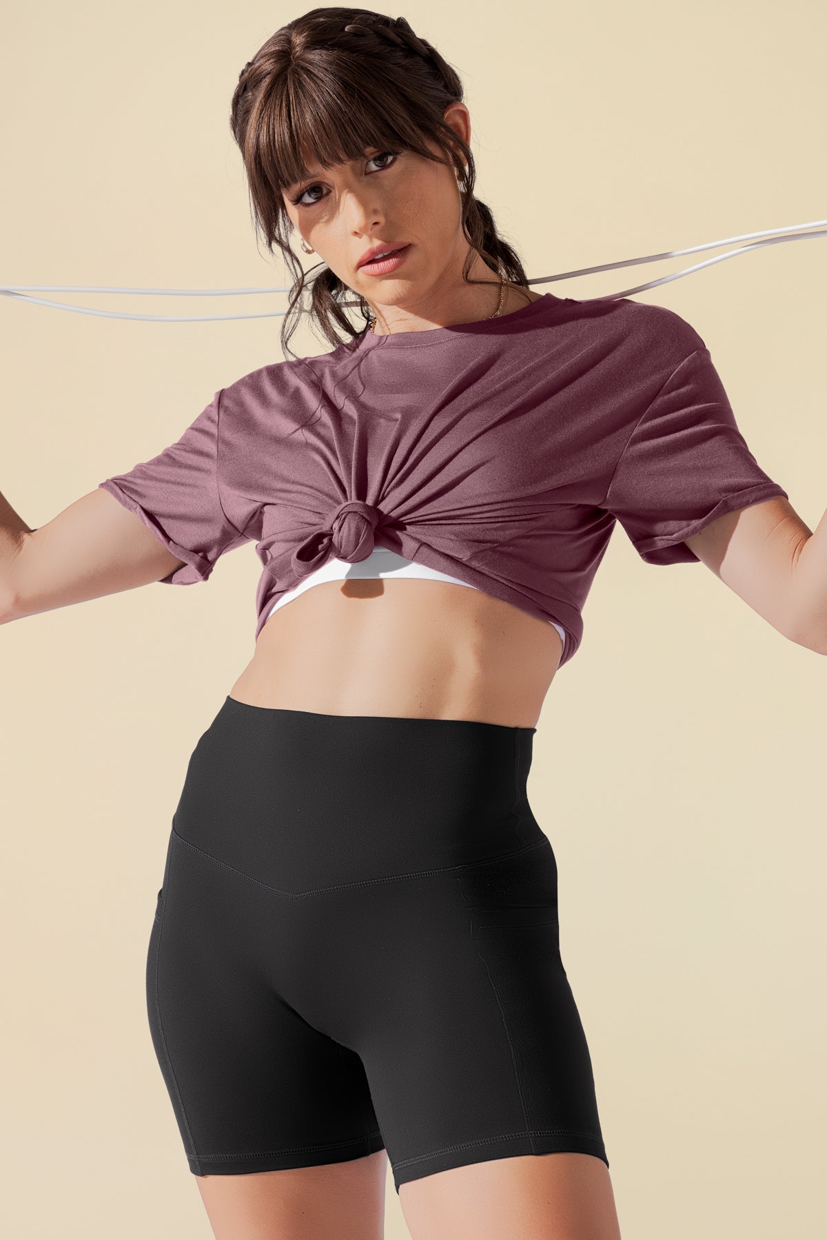 Supersculpt™ Midi Short with Pockets - Black